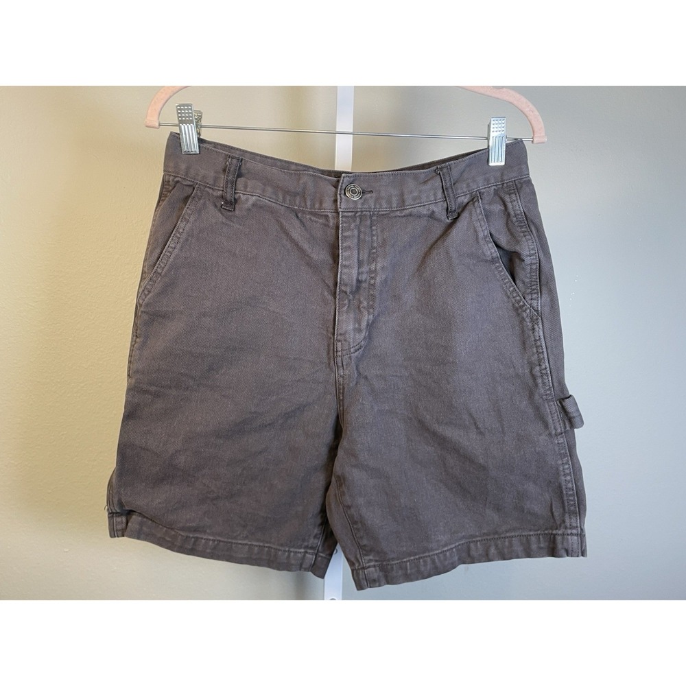 RSQ Utility  Black Jean Shorts Men's 30 Y2K Carpenter‎ Cargo Skater Denim Punk